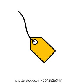 price tag icon. vector illustration of price tag, brand, discount of a product.