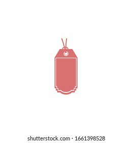 Signo vectorial de icono de etiqueta de precio aislado para diseño gráfico y web. Color de plantilla de símbolo de etiqueta de precio editable en fondo blanco.
