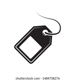 Price tag icon vector. Simple design on white background.
