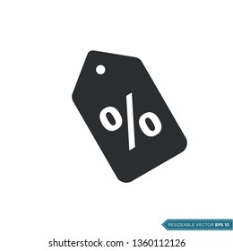 Price Tag Icon Vector Template