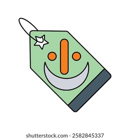 price tag icon with white background vector stock illustration