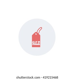 Price tag icon with the word "sale".