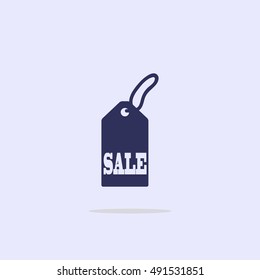 Price tag icon with the word "sale".