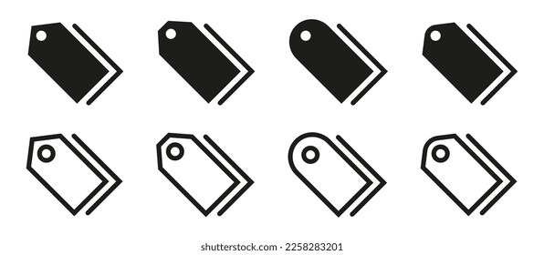 Price tag icons. Price tag vector icons. Vector label icon set. Sale Labels. Sale tags icons. EPS 10