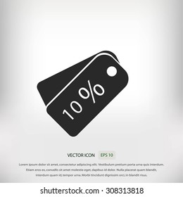 price tag icon.vector