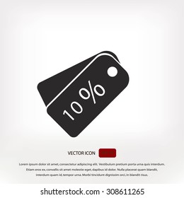 price tag icon.vector