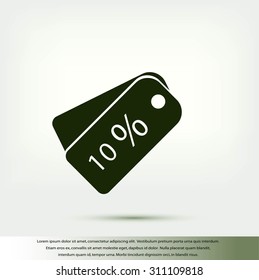 price tag icon.vector