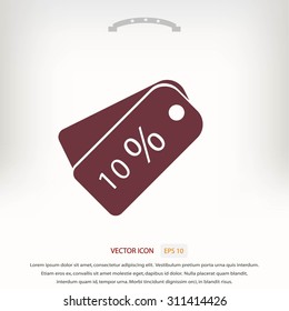 price tag icon.vector