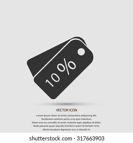 price tag icon.vector