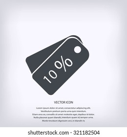 price tag icon.vector