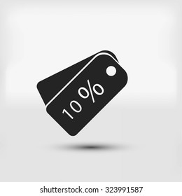 price tag icon.vector