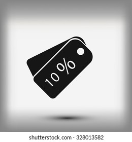 price tag icon.vector