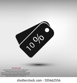 price tag icon.vector