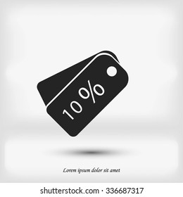 price tag icon.vector