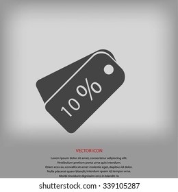 price tag icon.vector