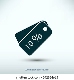 price tag icon.vector