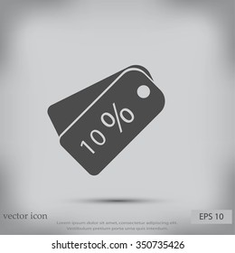 price tag icon.vector