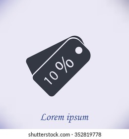price tag icon.vector