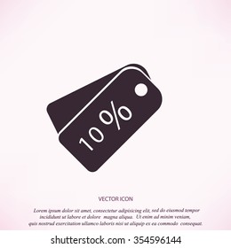 price tag icon.vector