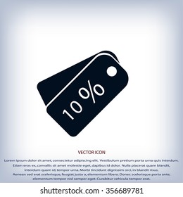 price tag icon.vector