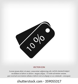 price tag icon.vector