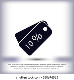 price tag icon.vector