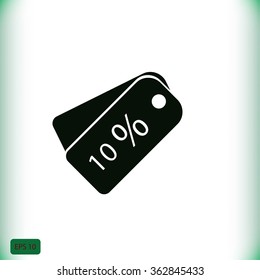 price tag icon.vector