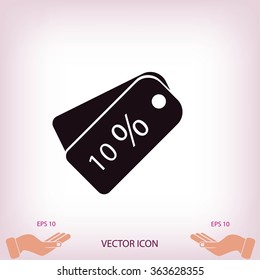 price tag icon.vector