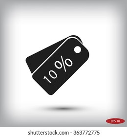 price tag icon.vector