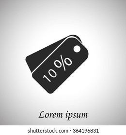 price tag icon.vector