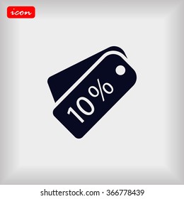 price tag icon.vector