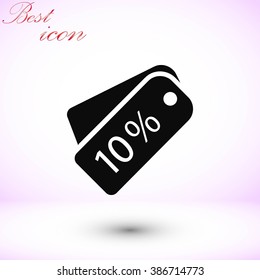 price tag icon.vector