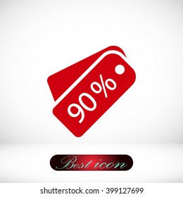 price tag icon.vector