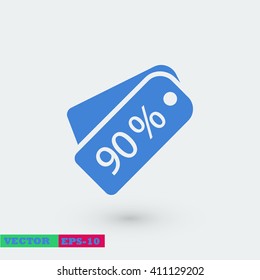 price tag icon.vector