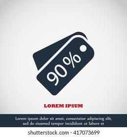 price tag icon.vector