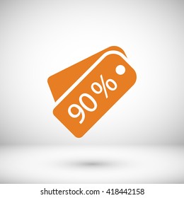 price tag icon.vector