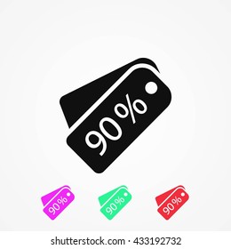 price tag icon.vector
