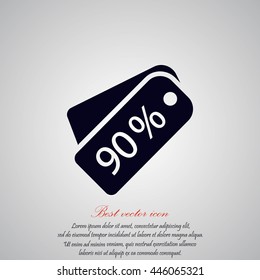 price tag icon.vector