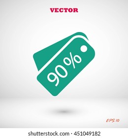 price tag icon.vector