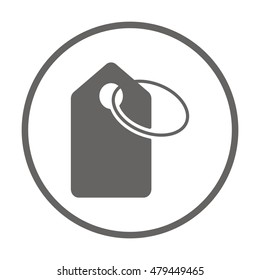 Price tag icon,vector. Flat design.