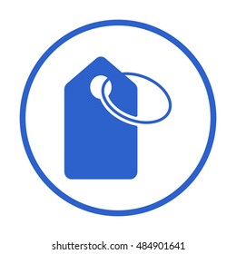 Price tag icon,vector. Flat design.