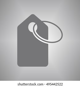 Price tag icon,vector. Flat design.