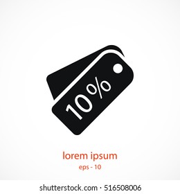 price tag icon.vector, flat design best vector icon