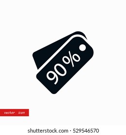 price tag icon.vector, flat design best vector icon