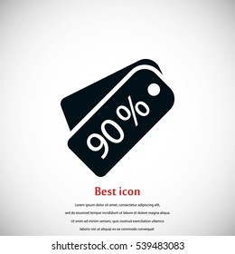 price tag icon.vector, flat design best vector icon