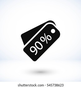 price tag icon.vector, flat design best vector icon