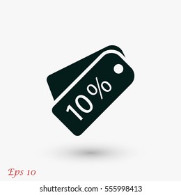 price tag icon.vector, flat design best vector icon