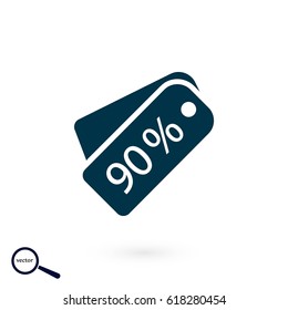 price tag icon.vector, flat design best vector icon