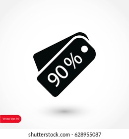 price tag icon.vector, flat design best vector icon