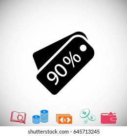 price tag icon.vector, flat design best vector icon